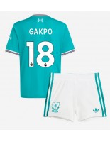Liverpool Cody Gakpo #18 Alternativní dres pro děti 2025-26 Krátký Rukáv (+ trenýrky)